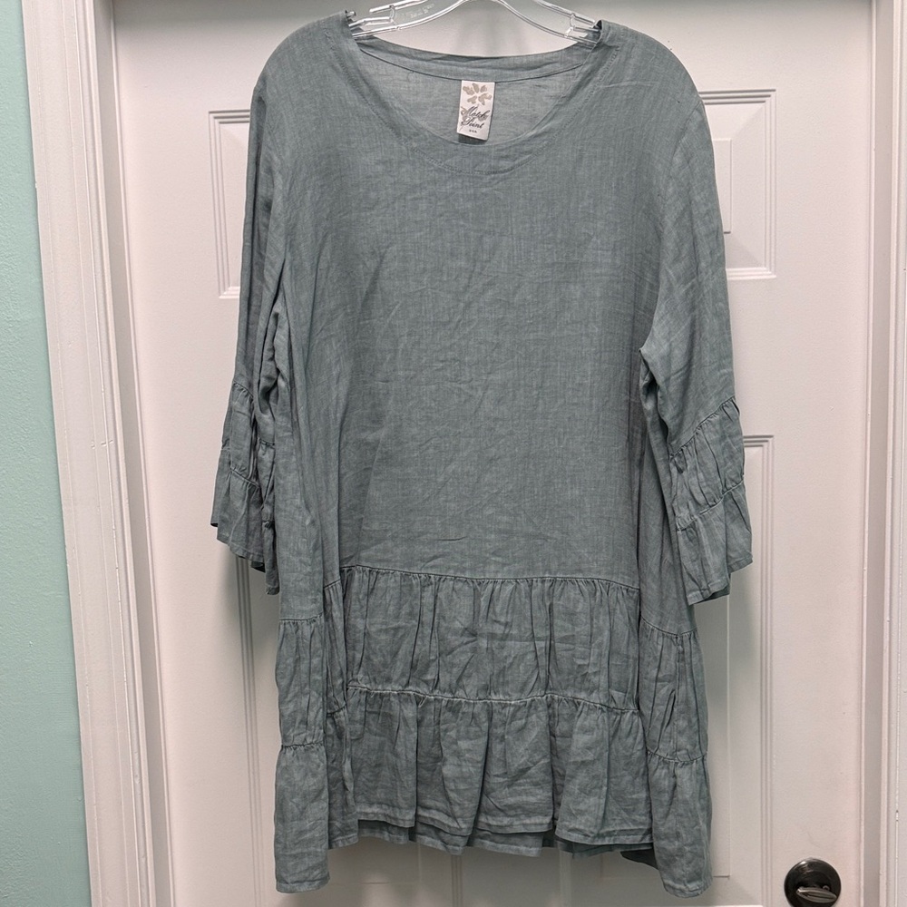 NWOT Match Point Linen Dress size Large